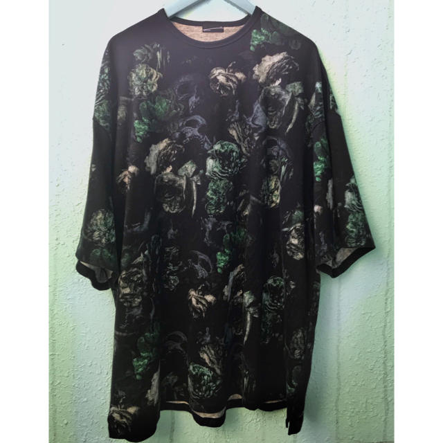 LAD MUSICIAN(ラッドミュージシャン)のLAD MUSICIAN FLOWER SKULL BIG T-SHIRT  メンズのトップス(Tシャツ/カットソー(半袖/袖なし))の商品写真