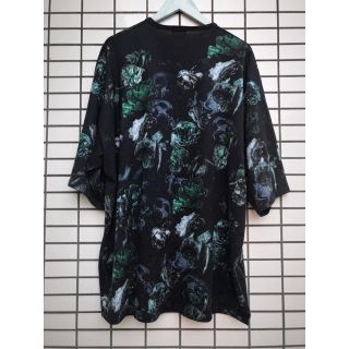 ラッドミュージシャン(LAD MUSICIAN)のLAD MUSICIAN FLOWER SKULL BIG T-SHIRT (Tシャツ/カットソー(半袖/袖なし))