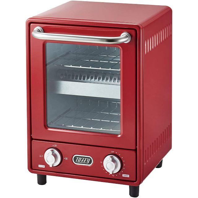 【専用】 オーブントースター K-TS4（アンティークレッド）赤　 縦型トースタ