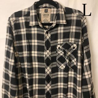 リーバイス(Levi's)の綿　シャツ　Levi's   Ｌ(シャツ)