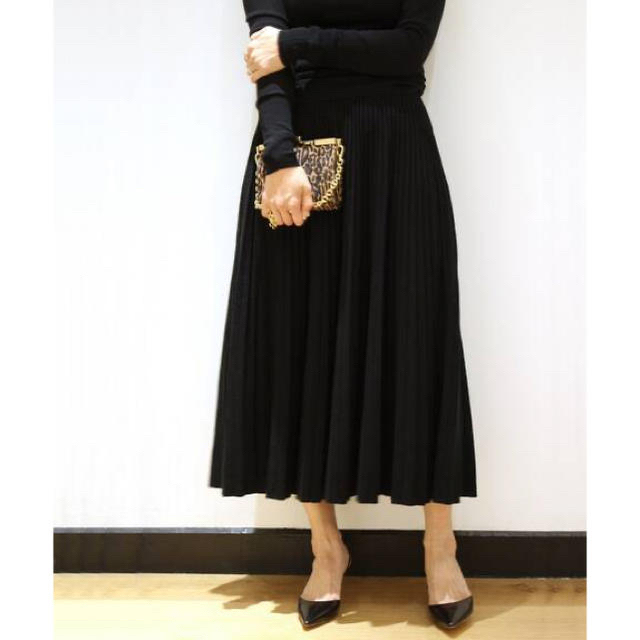 定価10万円*マディソンブルー ウール ニット プリーツスカート