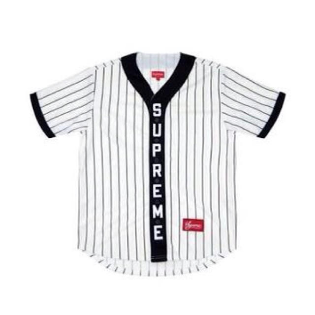 Supreme Vertical Logo Baseball Jersey