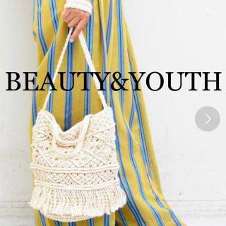 ビューティアンドユースユナイテッドアローズ(BEAUTY&YOUTH UNITED ARROWS)のbeauty&youthマクラメフリンジ2wayバッグ(ショルダーバッグ)