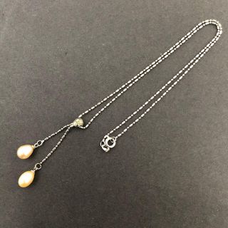 パール ペンダントトップ ネックレス 約40cm(ネックレス)