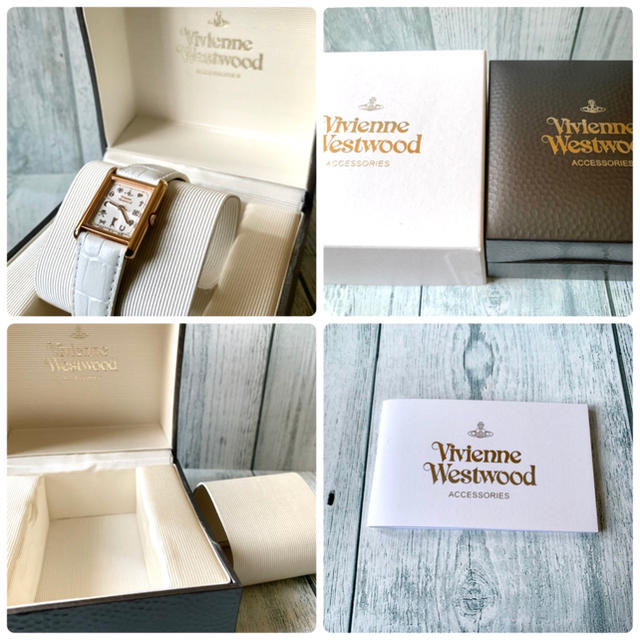 Vivienne Westwood(ヴィヴィアンウエストウッド)の【美品】ヴィヴィアン 腕時計 アイコン ウォッチ ピンクゴールド ホワイト レディースのファッション小物(腕時計)の商品写真