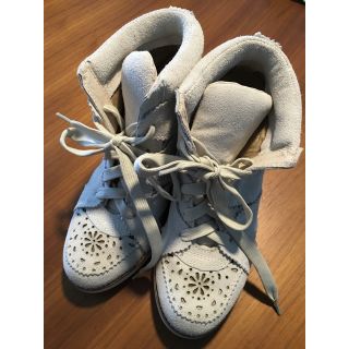 ジェフリーキャンベル(JEFFREY CAMPBELL)の美品 インヒールハイカットスニーカー(スニーカー)