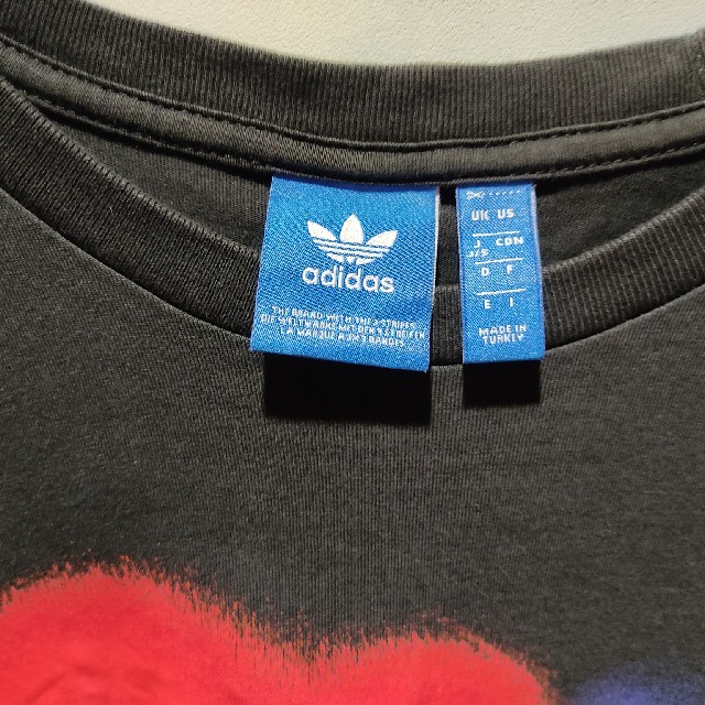 adidas(アディダス)のadidas  Tシャツ　90sブラック　トレフォイルロゴデザイン メンズのトップス(Tシャツ/カットソー(半袖/袖なし))の商品写真