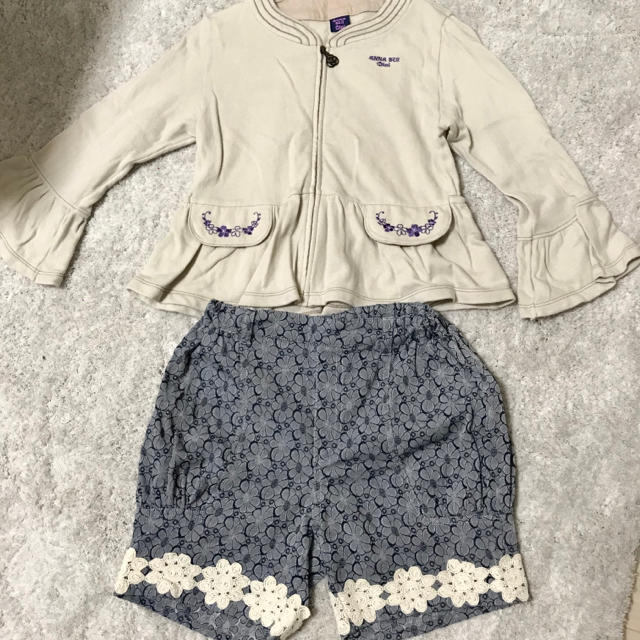 ANNA SUI mini(アナスイミニ)の美品　140★ アナスイ　ANNA SUI ★  ブルゾン　パンツ　まとめ売り　 キッズ/ベビー/マタニティのキッズ服女の子用(90cm~)(ジャケット/上着)の商品写真