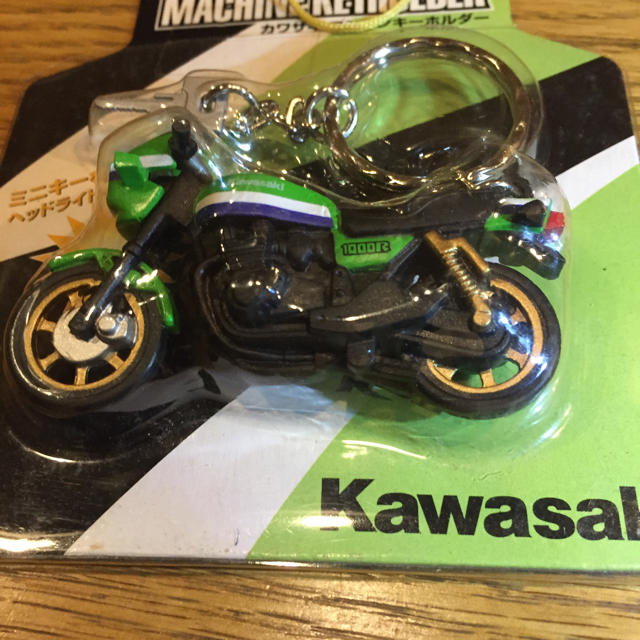 カワサキ Kawasaki Ninjaキーホルダー ライムグリーン