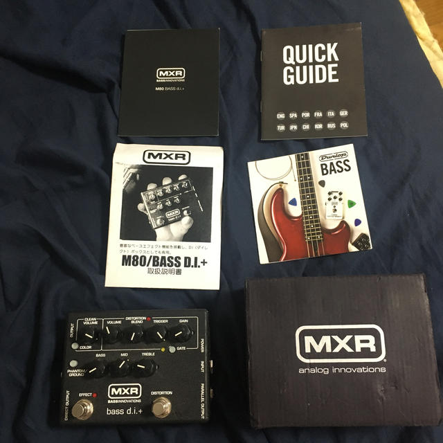 MXR エフェクター　BASS DI + M-80