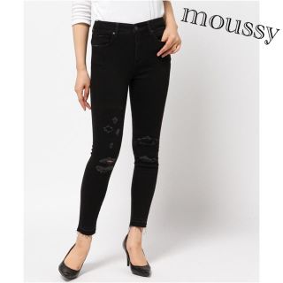 アズールバイマウジー(AZUL by moussy)の【中古　AZUL BY MOUSSY】ダメージスキニージーンズ(デニム/ジーンズ)