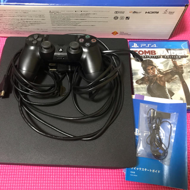 ⭐︎PS4 500GB 品　Jet black⭐︎ソフト付き