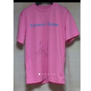 【テニス☆西村選手サイン入り】グリマー　glimmer Tシャツ ピンク S(Tシャツ(半袖/袖なし))