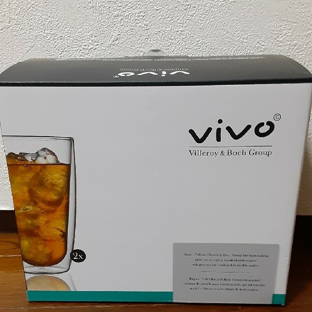 vivo 350ml 耐熱グラス インテリア/住まい/日用品のキッチン/食器(グラス/カップ)の商品写真