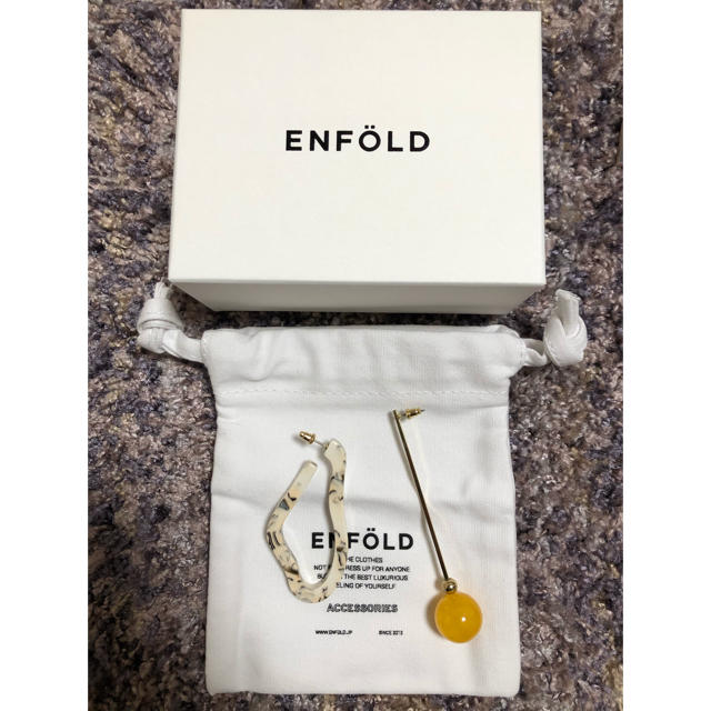 ENFOLD(エンフォルド)の【FFさま専用】 エンフォルド　アシンメトリー　ピアス レディースのアクセサリー(ピアス)の商品写真