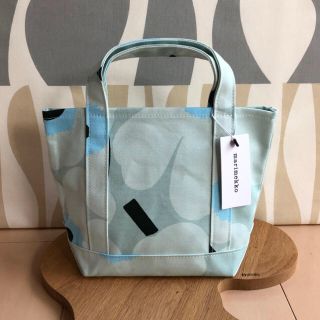 マリメッコ(marimekko)の新品 marimekko SEIDI ウニッコ トートバッグ ライトターコイズ(トートバッグ)