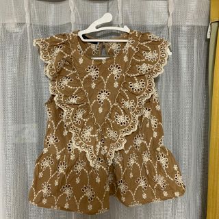 ダブルクローゼット(w closet)のw closet 新品　ノースリーブ(シャツ/ブラウス(半袖/袖なし))