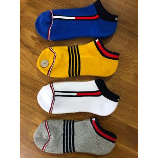 トミーヒルフィガー(TOMMY HILFIGER)の新品ミーヒルフィガーTOMMY HILFIGERレディースソックス4足セットC(ソックス)