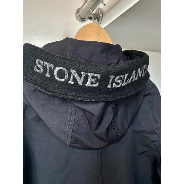 STONE ISLAND(ストーンアイランド)のたが様★STONE ISLANDライナー付きモッズコート 黒 ストーンアイランド メンズのジャケット/アウター(モッズコート)の商品写真