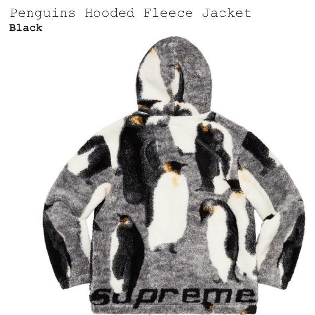 Penguins Hooded Fleece Jacket ペンギン フリース
