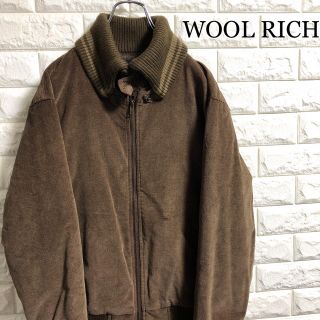 ウールリッチ(WOOLRICH)の＊WOOL RICH＊ウールリッチ＊襟付＊中綿ジャケット＊Mサイズ＊(ブルゾン)