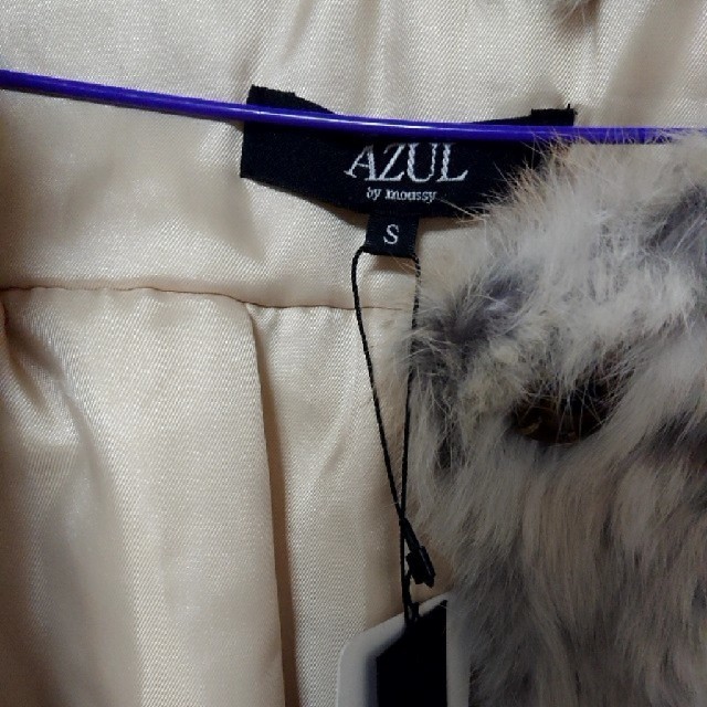 AZUL by moussy(アズールバイマウジー)のAZUL ラビットファー ジャケット 未使用タグ付き レディースのジャケット/アウター(毛皮/ファーコート)の商品写真