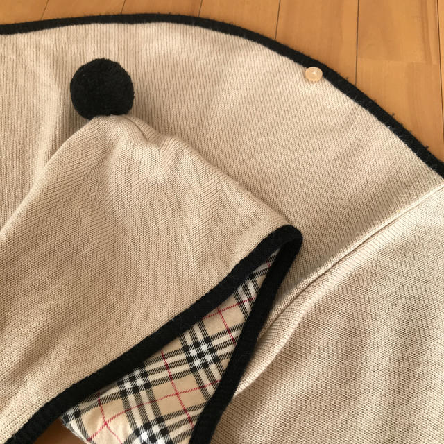 BURBERRY(バーバリー)のはなちゃん様専用【バーバリー】ベビー　ポンチョ キッズ/ベビー/マタニティのベビー服(~85cm)(ジャケット/コート)の商品写真