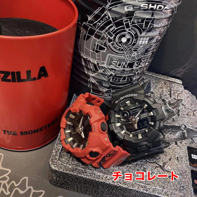G-SHOCK(ジーショック)の海外正規品　カシオ　G-SHOCK ゴジラ　コラボ　レア メンズの時計(腕時計(デジタル))の商品写真