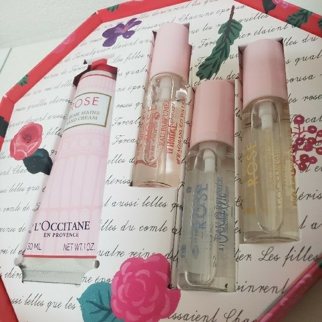 L'OCCITANE(ロクシタン)の新品未使用ロクシタンローズフレグランスカルテット コスメ/美容の香水(香水(女性用))の商品写真