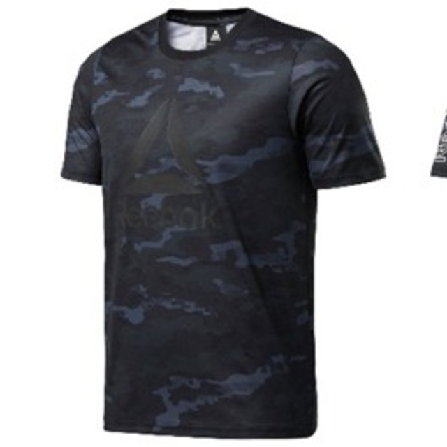 Reebok(リーボック)の新品 L Reebok AZUL x MOUSSY SS Camo Tee 黒 メンズのトップス(Tシャツ/カットソー(半袖/袖なし))の商品写真