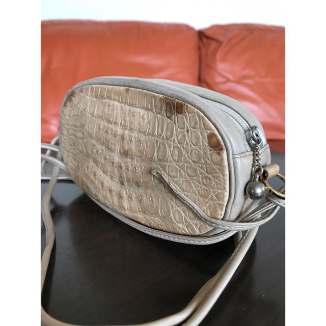 Crocodile(クロコダイル)の高級 HAMANO クロコダイル カイマン ポシェット ショルダーバッグ レディースのバッグ(ショルダーバッグ)の商品写真