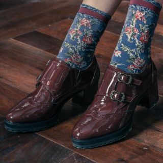 アクシーズファム(axes femme)の【みーちゃん様専用】秋カタログ掲載商品⭐️モンクストラップシューズ＋靴下⭐️(その他)