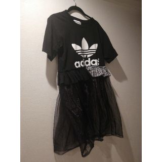 アディダス(adidas)のamatual adidas　リメイクワンピース(ひざ丈ワンピース)