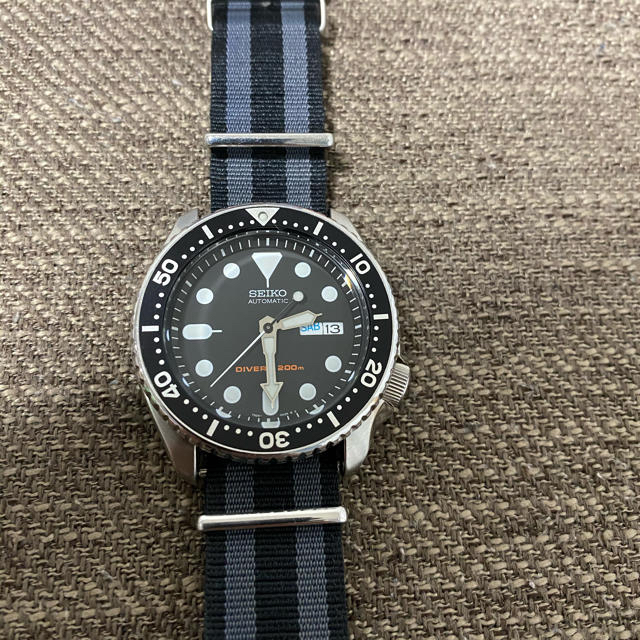 【廃盤】SEIKO セイコー　ブラックボーイ　7s26-0020  SKX007