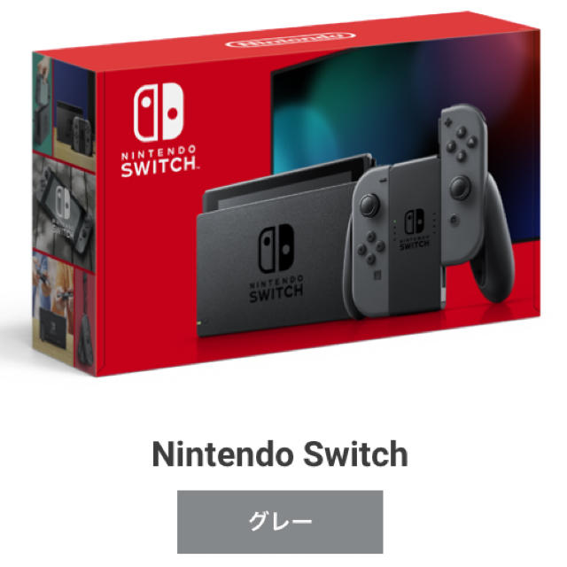 新品未使用　Nintendo Switch グレー