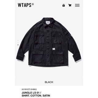 ダブルタップス(W)taps)のWTAPS JUNGLE LS 01 /SHIRT. COTTON. SATIN(ブルゾン)