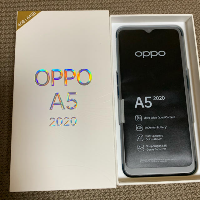 oppo A5  2020  グリーンスマホ/家電/カメラ