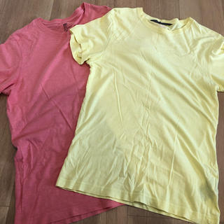 エイチアンドエム(H&M)のH&M メンズTシャツ　2枚セット(Tシャツ/カットソー(半袖/袖なし))
