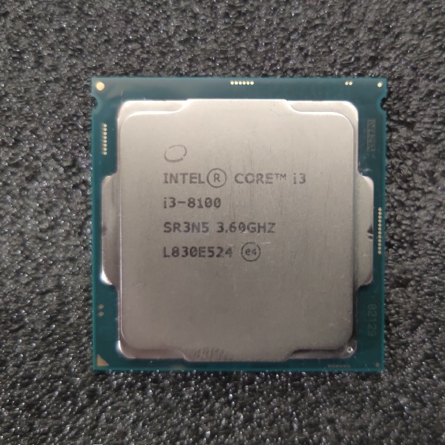 CPU Intel core i3 8100 1