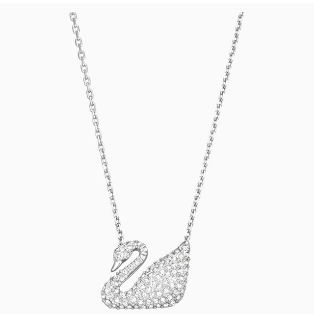 SWAROVSKI(スワロフスキー)のSWAROVSKI スワロフスキー　SWAN ネックレス　ペンダント レディースのアクセサリー(ネックレス)の商品写真