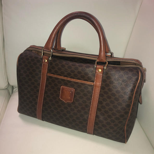 celine(セリーヌ)のセリーヌ ボストンバッグ マカダム柄 ブラウン  レディースのバッグ(ボストンバッグ)の商品写真