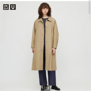 ユニクロ(UNIQLO)のUNIQLO　ライトロングコート　XS(ロングコート)