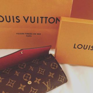 ルイヴィトン(LOUIS VUITTON)のぽち様専用 ルイヴィトン  ポルトフォイユ・サラ長財布 モノグラム(財布)