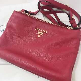 プラダ(PRADA)のPRADA/プラダ◇ショルダー◇バッグ◇レッド・赤(ショルダーバッグ)