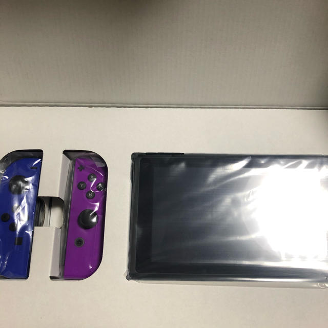 新品 Switch ブルー/ネオンパープル