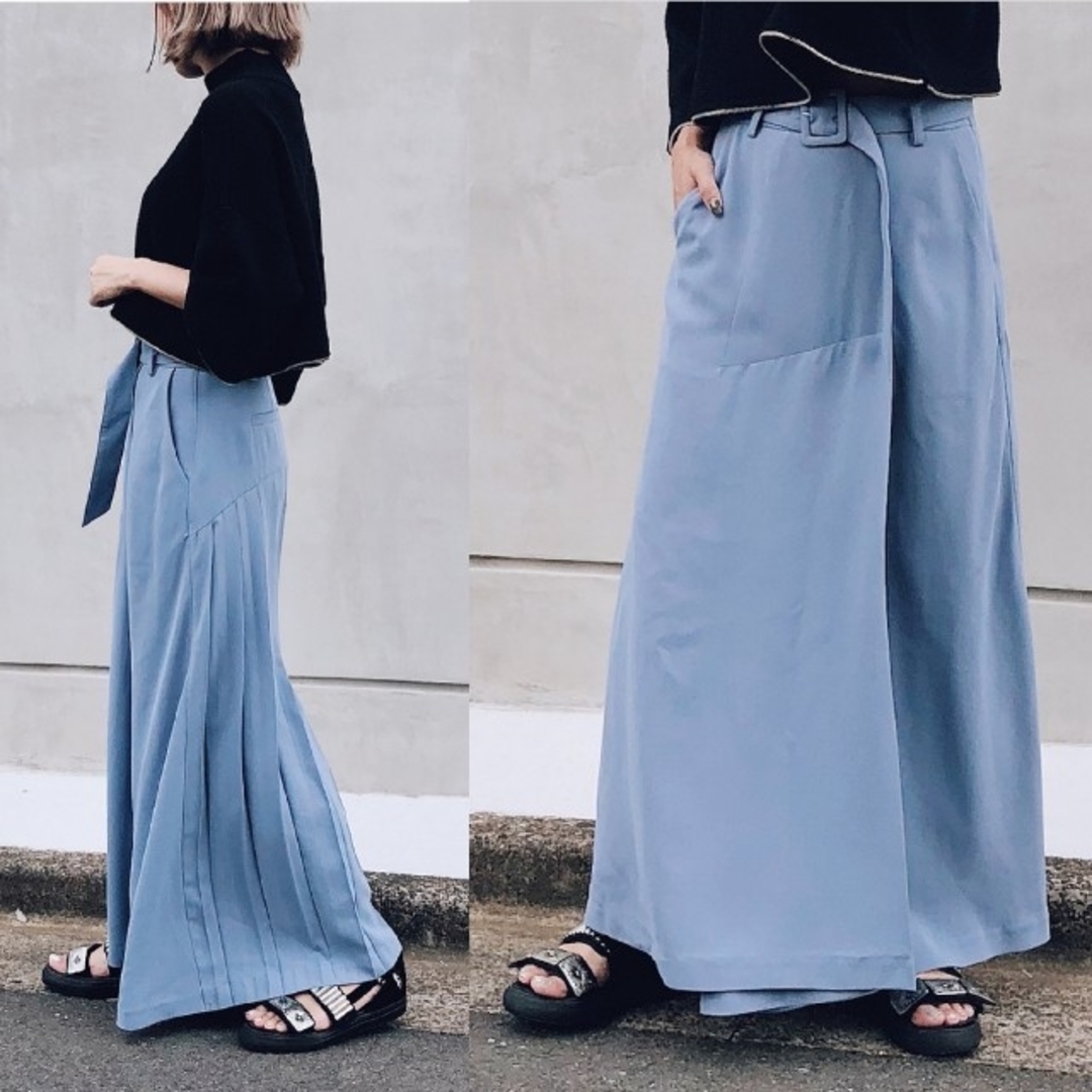 Ameri VINTAGE - Ameri【タグ付新品】バックプリーツスカートの Ameri VINTAGE - Ameri【タグ付新品】バックプリーツスカートの