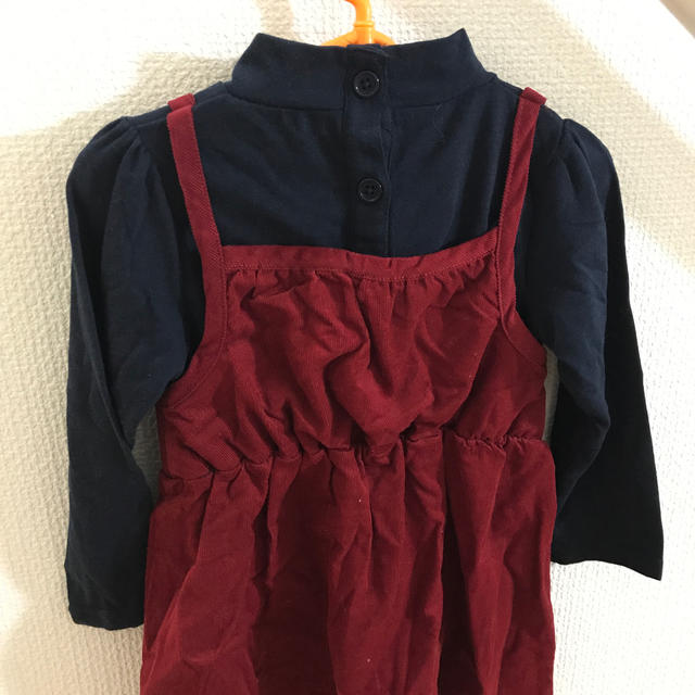 AEON(イオン)のキャミワンピース95 キッズ/ベビー/マタニティのキッズ服女の子用(90cm~)(ワンピース)の商品写真