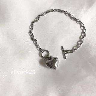 ビューティアンドユースユナイテッドアローズ(BEAUTY&YOUTH UNITED ARROWS)のsilver925  ハートチェーンブレスレット(ブレスレット/バングル)