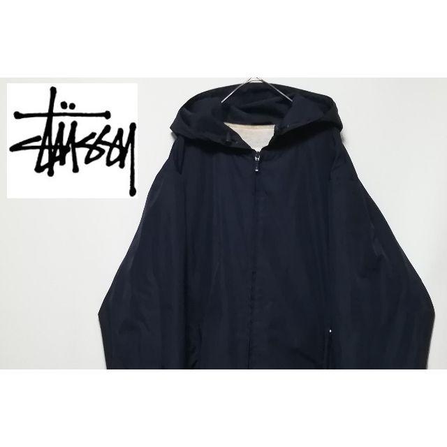 STUSSY(ステューシー)の151 STUSSY ナイロンジャケット 裏地 ロゴ M ナイロン メンズのジャケット/アウター(ナイロンジャケット)の商品写真