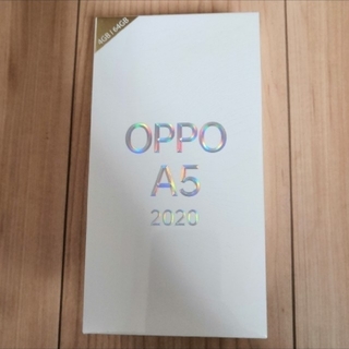 ラクテン(Rakuten)の新品・未開封 OPPO A5 2020 ブルー rakuten(スマートフォン本体)
